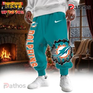 miami dolphins nfl breakthrough hoodie joggers set 4 HltAk