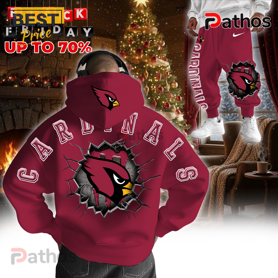 Arizona Cardinals NFL Breakthrough Hoodie Joggers Set Arizona Cardinals NFL Breakthrough Hoodie Joggers Set