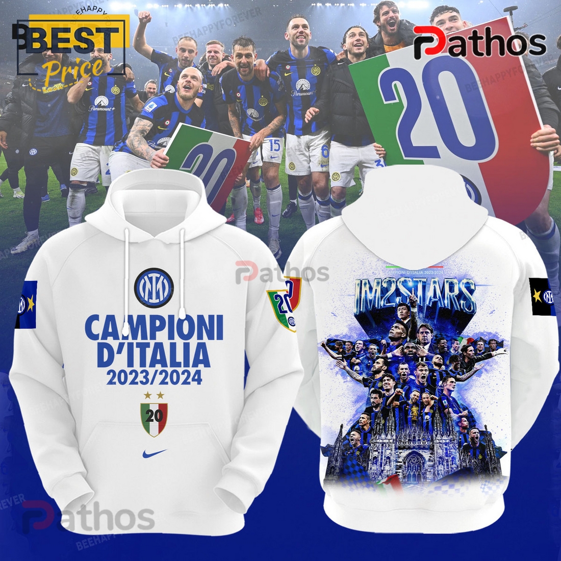 Inter Milan 23 24 Campioni D’Italia Shirt Inter Milan 23 24 Campioni D’Italia Shirt