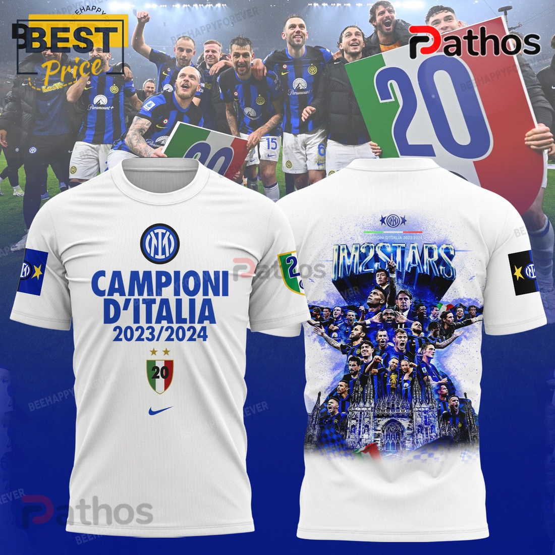 Inter Milan 23 24 Campioni D’Italia Shirt Inter Milan 23 24 Campioni D’Italia Shirt