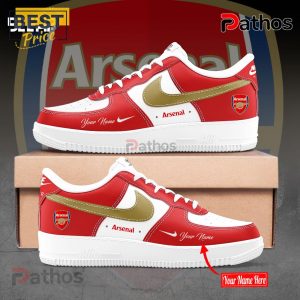Premium Arsenal FC Air Force 1 Sneakers
