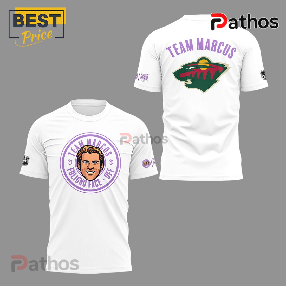 Minnesota Wild Team Marcus White Hoodie Minnesota Wild Team Marcus White Hoodie