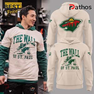 Minnesota Wild Team Marcus Cream Hoodie And Pants