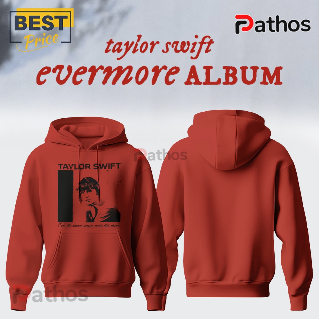 Taylor Swift Evermore Album Vintage Hoodie Taylor Swift Evermore Album Vintage Hoodie