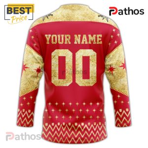 vegas golden knights red knightmas sweater hockey jersey 3 r3F5W