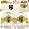 Vegas Golden Knights Gold Knightmas Sweater Hoodie