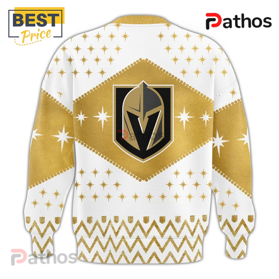Vegas Golden Knights Gold Knightmas Sweater Hoodie Vegas Golden Knights Gold Knightmas Sweater Hoodie