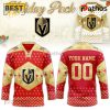 Vegas Golden Knights Red Knightmas Hockey Jersey