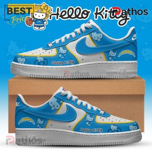 Los Angeles Chargers NFL x Hello Kitty Air Force 1 1 los angeles chargers nfl x hello kitty air force 1 2 uNikR