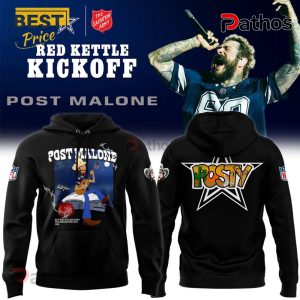 Post Malone X Dallas Cowboys Hoodie – Black