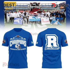 Randolph High School Champions Blue Hoodie