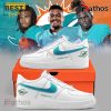 Miami Dolphins Air Force 1 Sneakers – Custom Name Gift for Fans