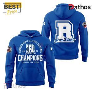 Randolph High School Champions Blue Hoodie, Cap 1 randolph high school champions blue hoodie cap 2 hWYeP