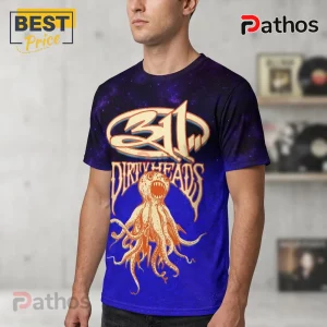 311 Dirty Heads So Glad You Made It Tour 3D Graphic Concert T-Shirt
