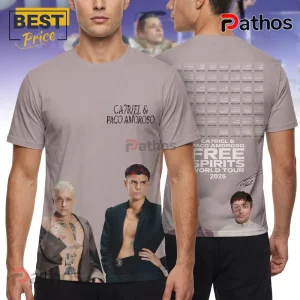 Cazriel & Paco Amoroso Free Spirits World Tour 2026 Graphic T-Shirt