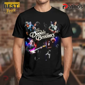 The Doobie Brothers Walk This Road Tour 3D Graphic Black T-Shirt