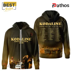 Olive Kodaline Farewell Tour 2026 hoodie! Band member photos and tour dates listed!