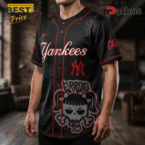 Cazzu Latinaje En Vivo Tour Yankees MLB Black Baseball Jersey