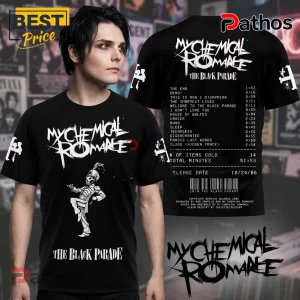 My Chemical Romance Black Parade 3D Graphic Premium Music Band T-Shirt