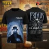 Primus Band UK Europe Tour 2026 Premium 3D Graphic T-Shirt