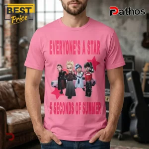 5SOS Everyone’s A Star World Tour Graphic Print Music Band T-Shirt