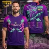 Trivium Europe Tour 3D Graphic Purple T-Shirt