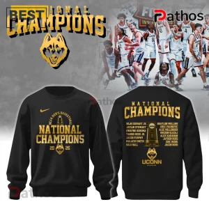 UConn Huskies 2026 NCAA Men's Basketball National Champions Roster T-Shirt 2 0t4Cx60t uconn huskies 2026 ncaa mens basketball national champions roster t shirt 03 lifestyle look