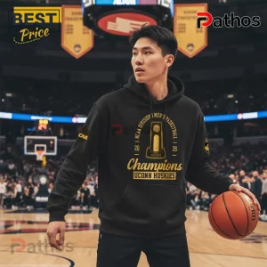 UConn Huskies 2026 NCAA Men’s Basketball National Champions Black Gold Hoodie