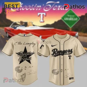 Texas Rangers Choosin’ Texas Ella Langley Country Music Fan Baseball Jersey