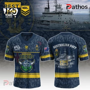 Canberra Raiders Australian Navy 125th Anniversary Commemorative NRL Jersey 2 304Q5TXp canberra raiders australian navy 125th anniversary commemorative nrl jersey 03 design zoom