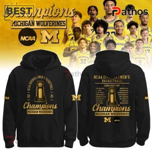 3BWjLGFB michigan wolverines 2026 ncaa basketball champions roster hoodie 02 durable fabric