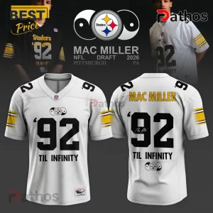Mac Miller Pittsburgh Steelers ’92 Limited Edition Football Jersey