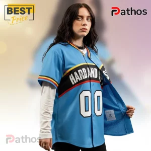 Hard and Soft Billie Eilish Blue 00 BBC Astronaut Custom Baseball Jersey
