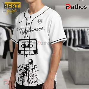 The Neighbourhood World Tour White Baseball Jersey