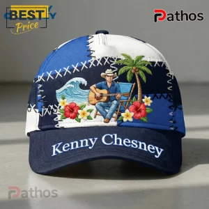 Kenny Chesney Tropical Island Guitar Beach Patchwork Baseball Cap