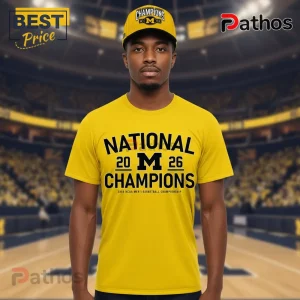 Michigan 2026 NCAA Basketball National Champions Commemorative T-Shirt