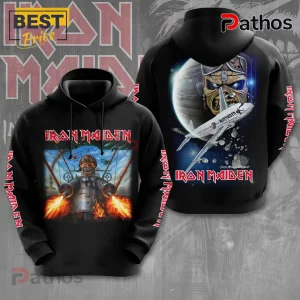 Iron Maiden Eddie Somewhere in Time & Ed Force One Hoodie