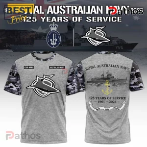 Sharks x Australian Navy 125th Anniversary Tee T-Shirt