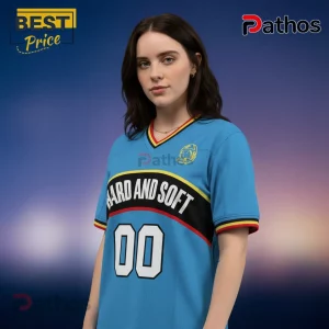 Billie Eilish Hard and Soft Astronaut Graphic V-Neck Fan Apparel Jersey