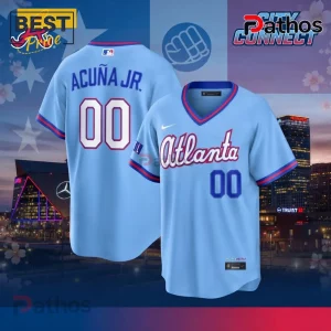Atlanta Braves City Connect Acuña Jr. Light Blue Replica Baseball Jersey 1 NMb95JrJ atlanta braves city connect acuna jr light blue replica baseball jersey 02 side profile