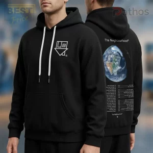 The Neighbourhood World Tour Earth Graphic Black Hoodie