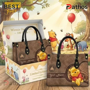 WoxEcSVM winnie the pooh personalized custom name faux leather womens handbag 05 side profile