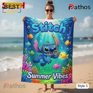 XAGtkClm stitch lilo summer fun beach towel 04 premium material