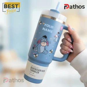 Eeyore Personalized Flowstate Quencher H2O Blue Stanley Tumbler