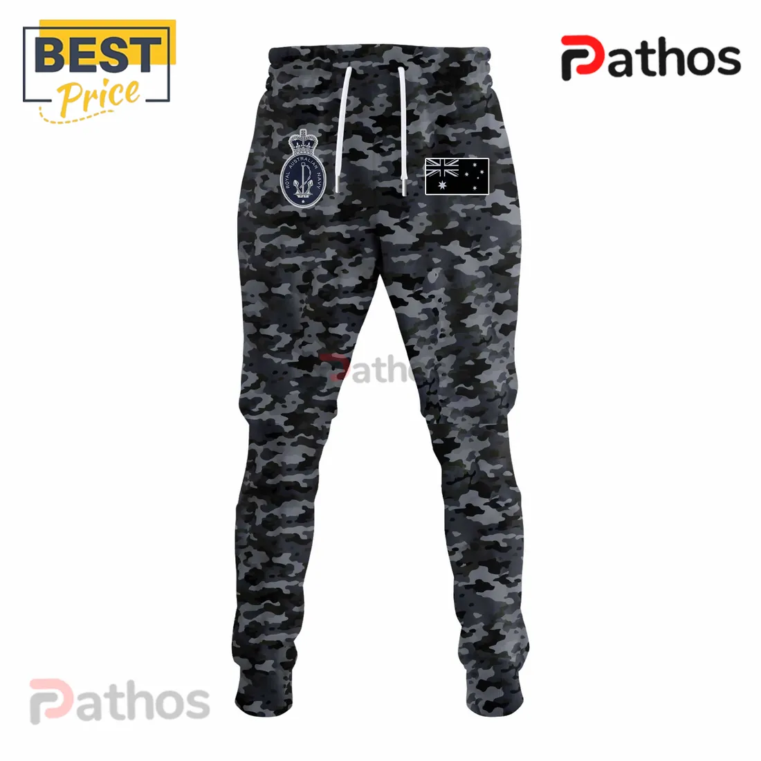 Australian Navy 125th Anniversary Commemorative Personalized Camo Hoodie Australian Navy 125th Anniversary Commemorative Personalized Camo Hoodie