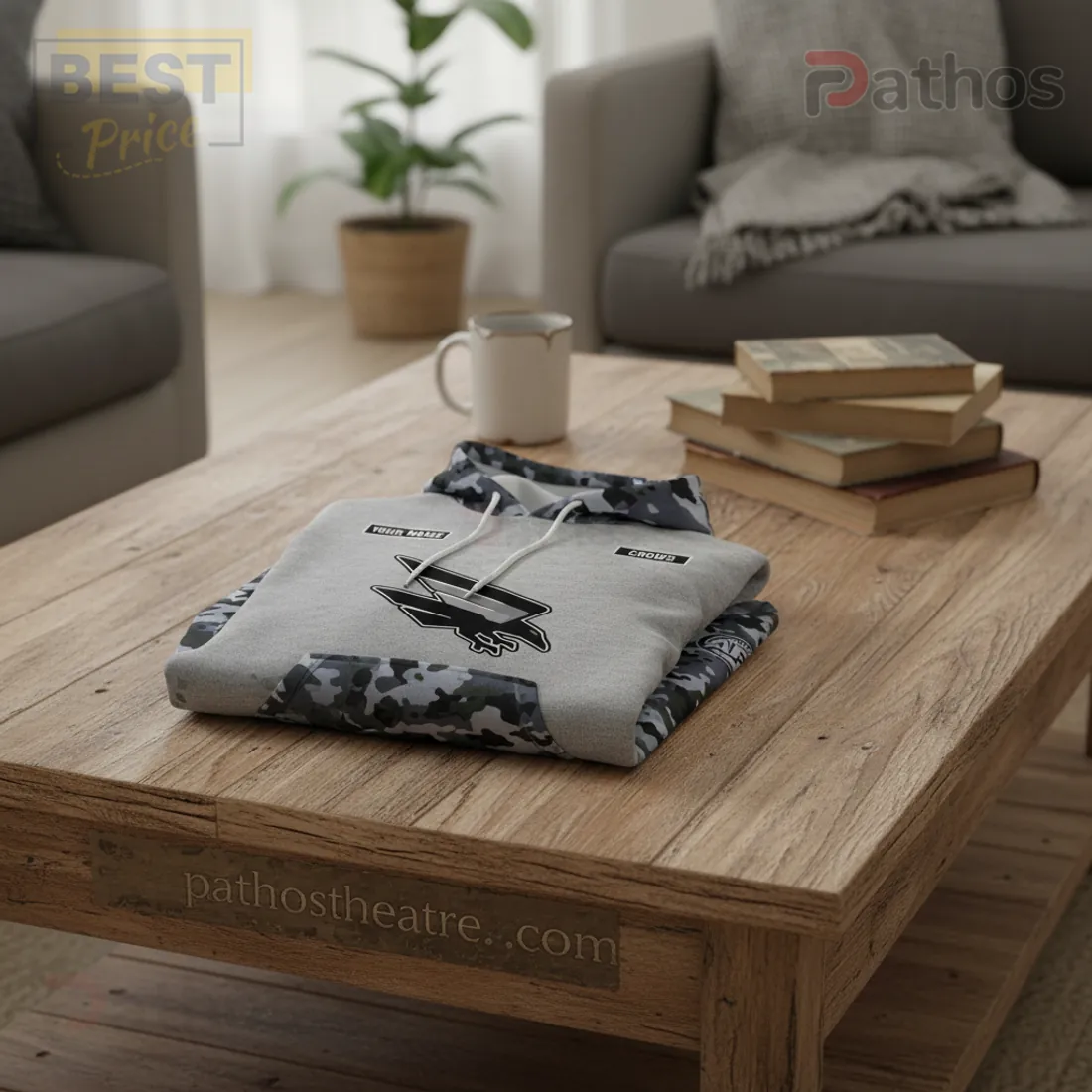 Australian Navy 125th Anniversary Crows Camo Commemorative Hoodie