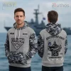 Australian Navy Essendon Bombers 125th Anniversary Commemorative Camo Hoodie