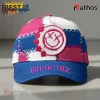 Blink-182 Premium Patchwork Embroidered Smiley Face Baseball Cap
