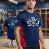 Blue Jackets First Responders Hockey Tribute Graphic Shirt