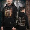 Bring Me The Horizon Autopsy Ribcage Graphic Black Pullover Hoodie